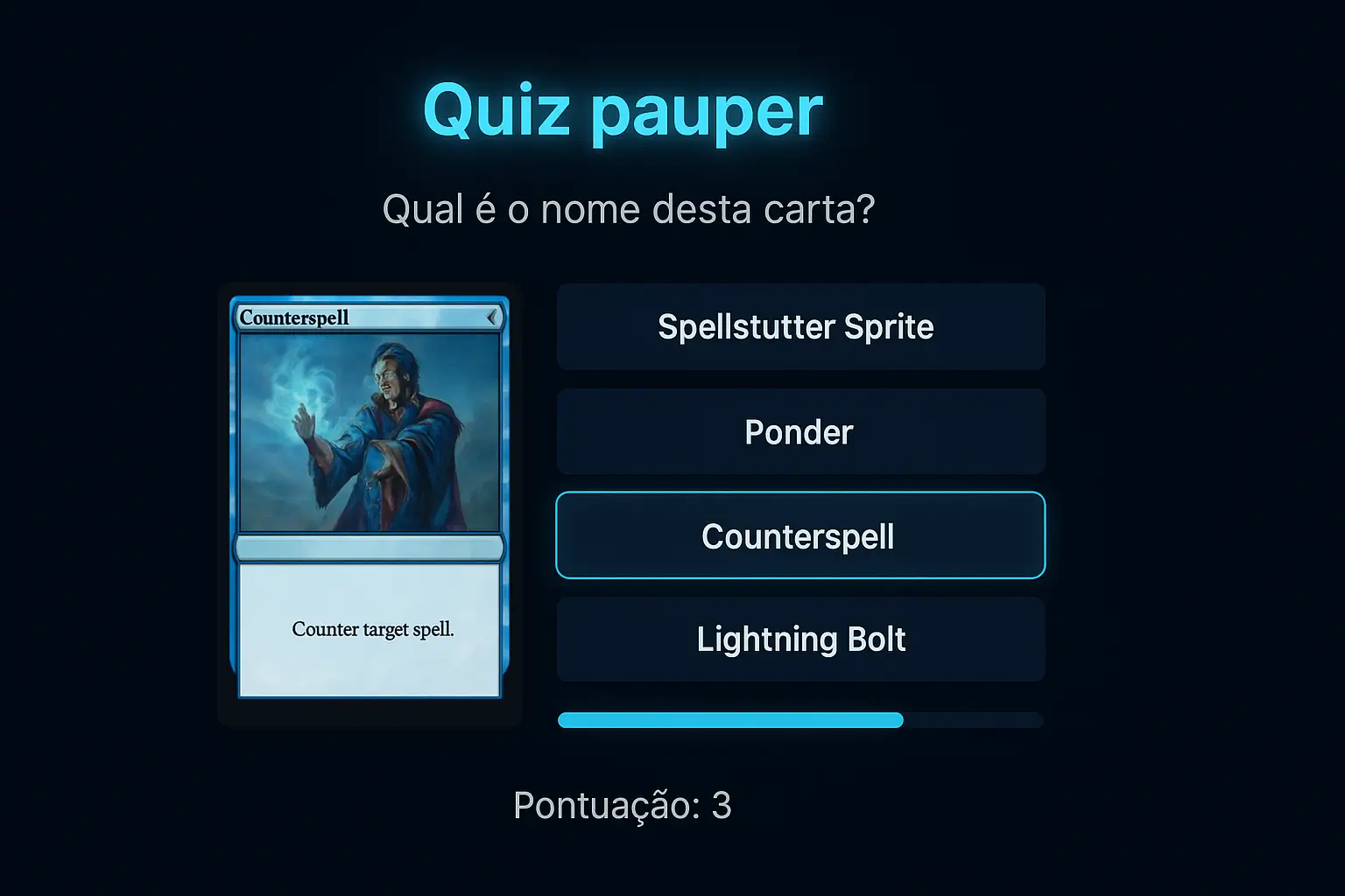 Pauper Quiz